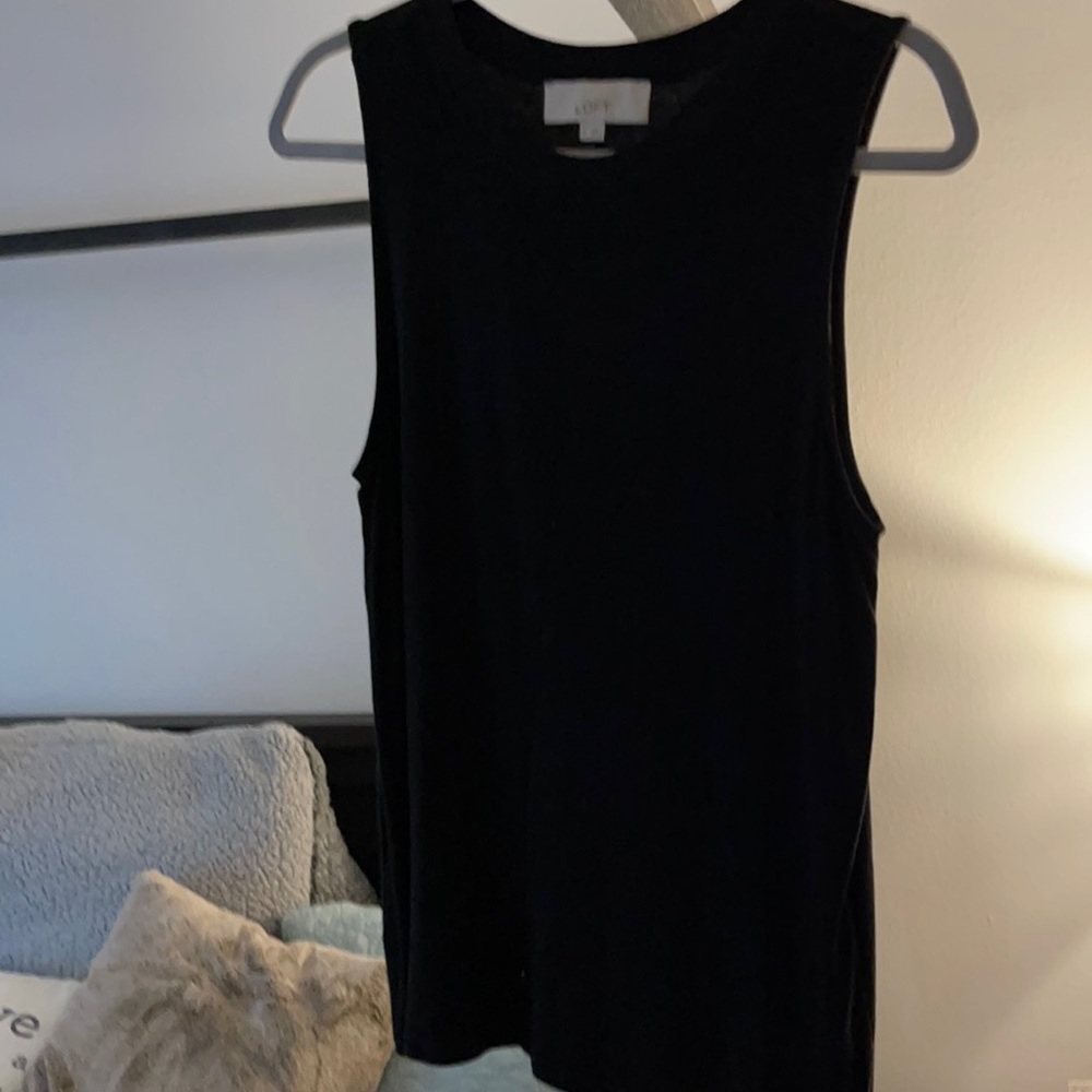 Black Loft sweater tank